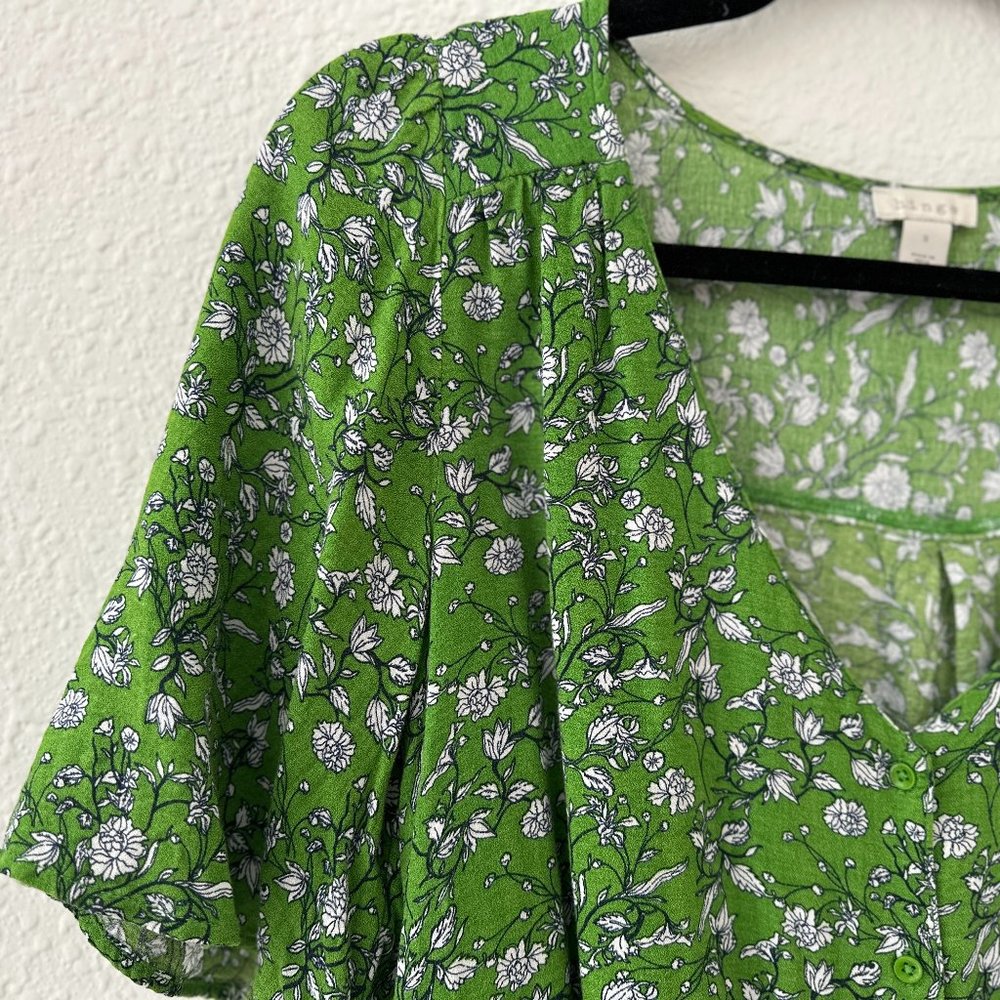 Blissful Boho Floral Blouse Size Small